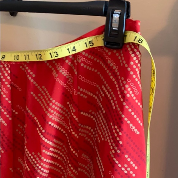 True Beauty by Emme Red Flouncy Skirt - Picture 5 of 11